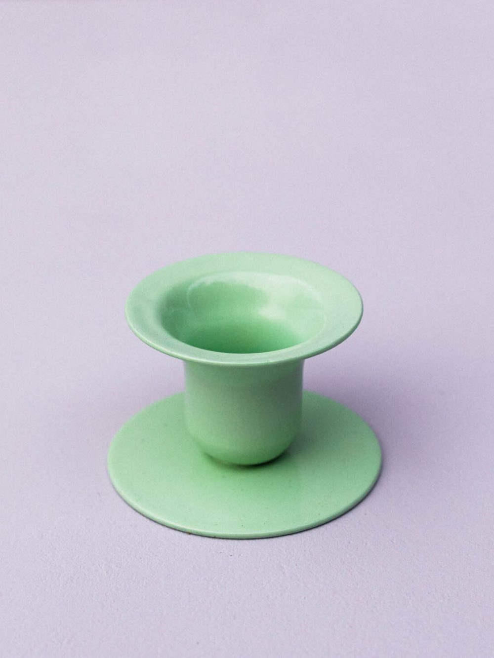 Svečnik BELL / turkizno zelen