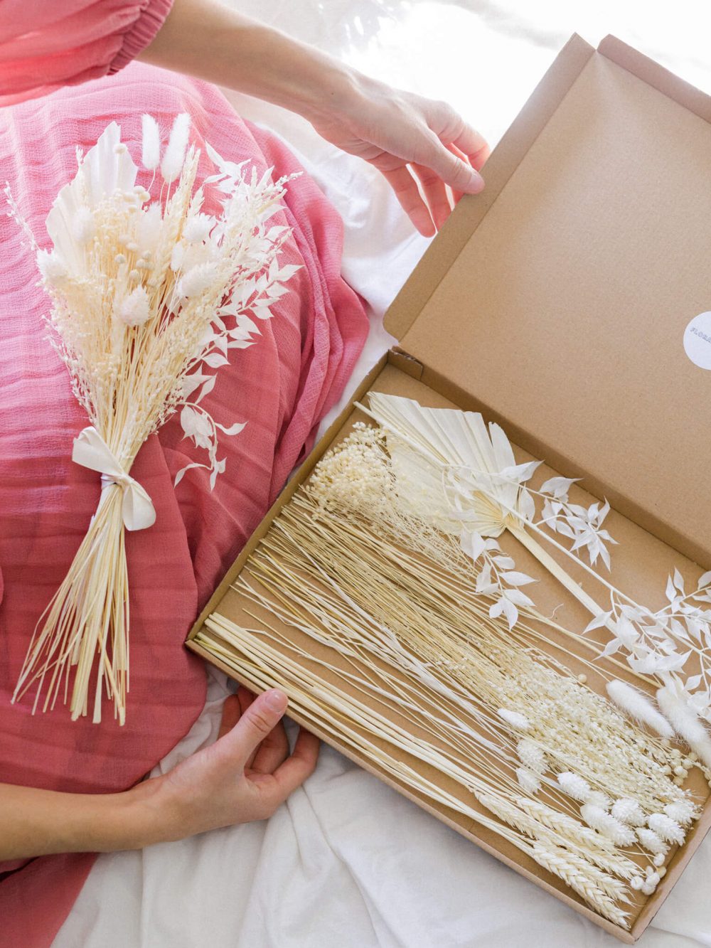 DIY šopek iz suhega cvetja / 4