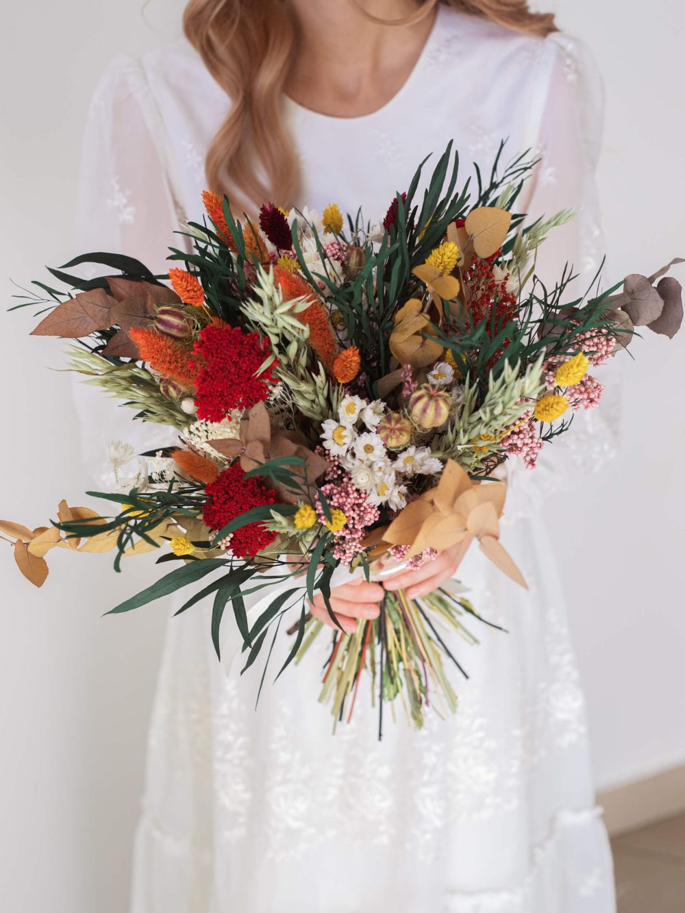 Šopek iz suhega cvetja / Sienna