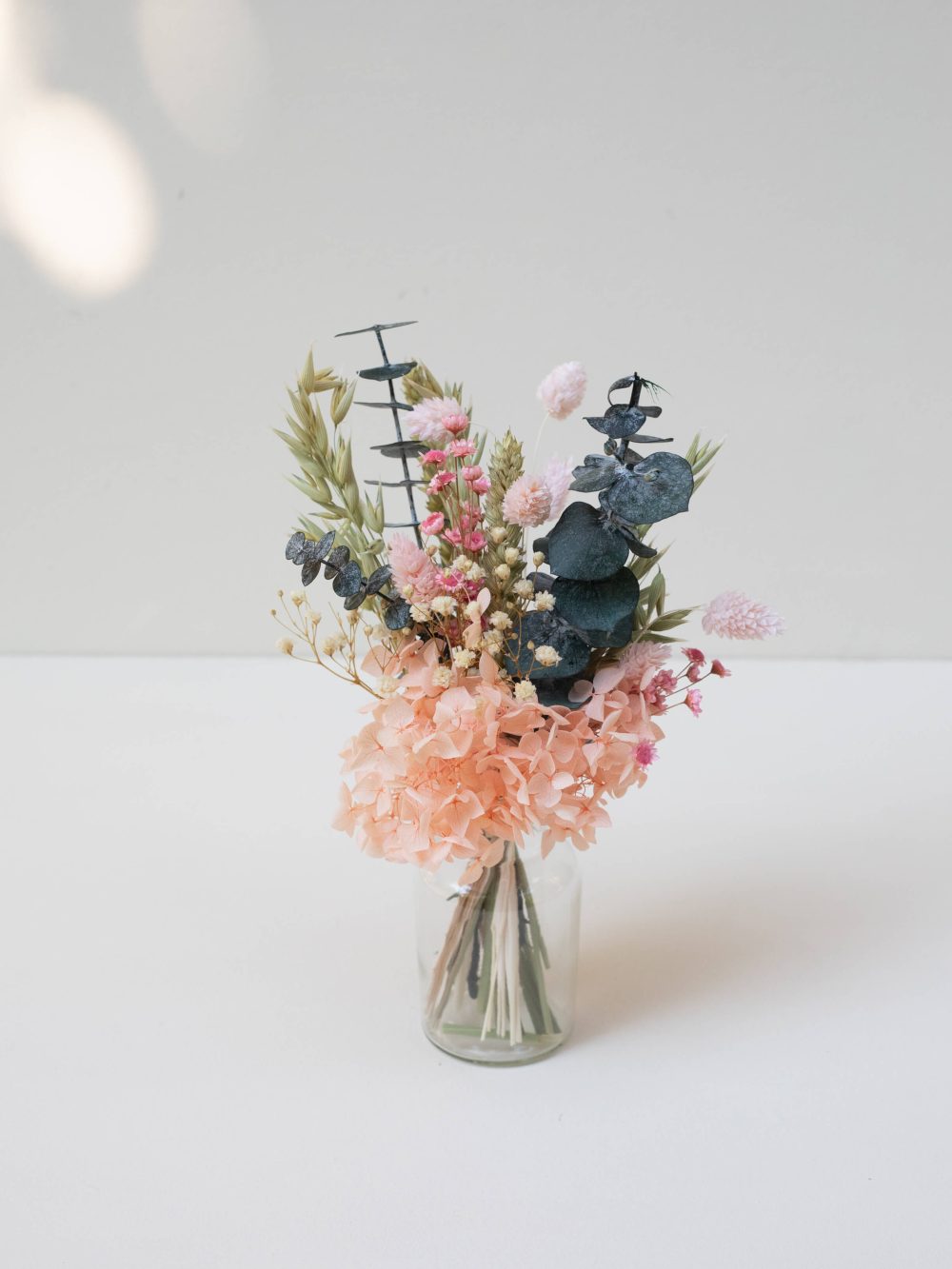 Šopek z vazo - Pink greens