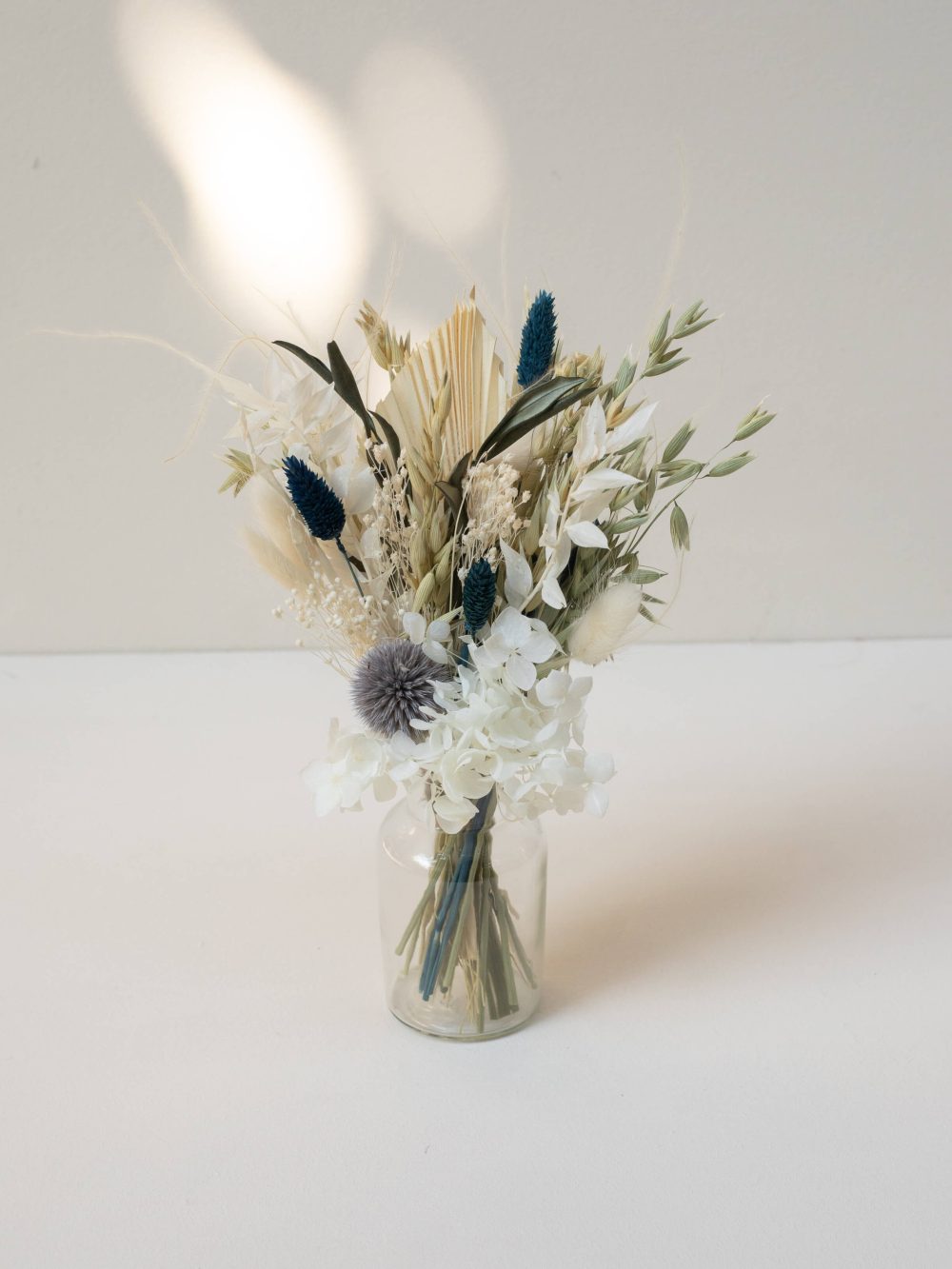 Šopek z vazo - Winter blue