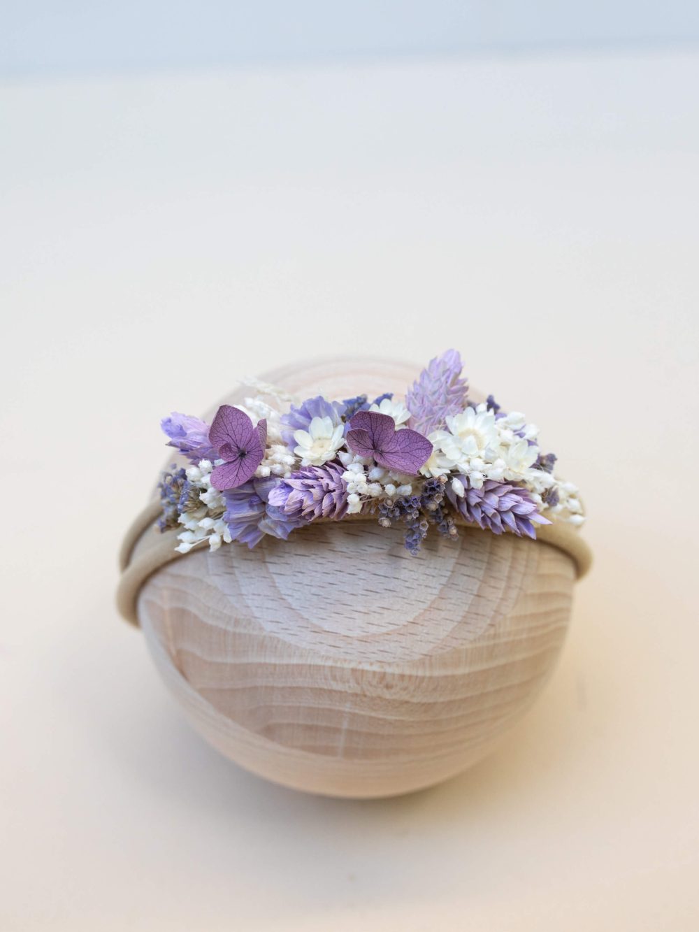 Cvetlični naglavni trak za novorojenčke - Purple Dream