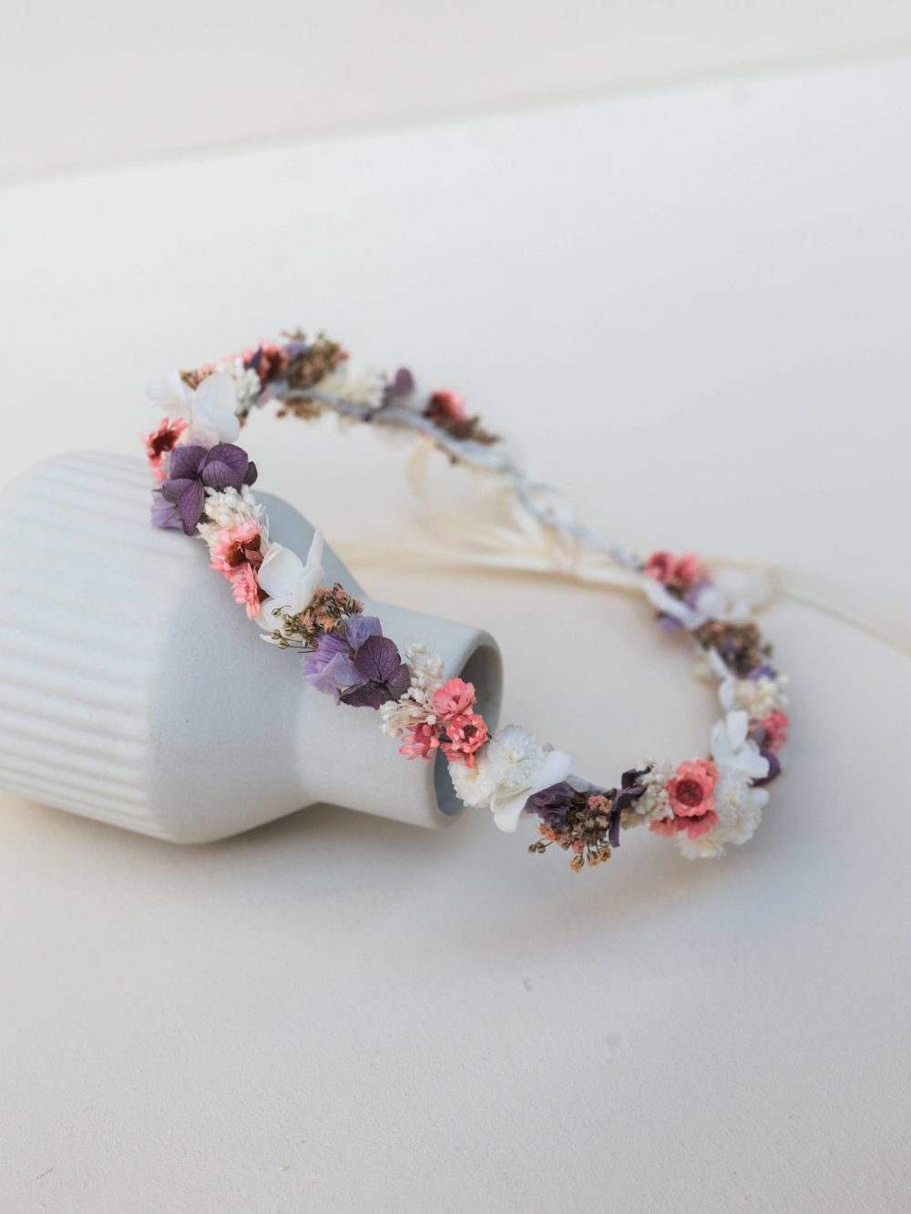 Lasni cvetlični venček - Violet